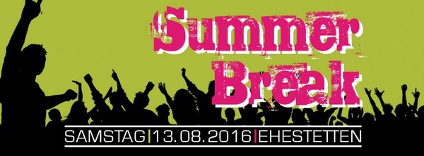 Party Flyer: SummerBreak 2016 - Ehestetten am 13.08.2016 in Hayingen
