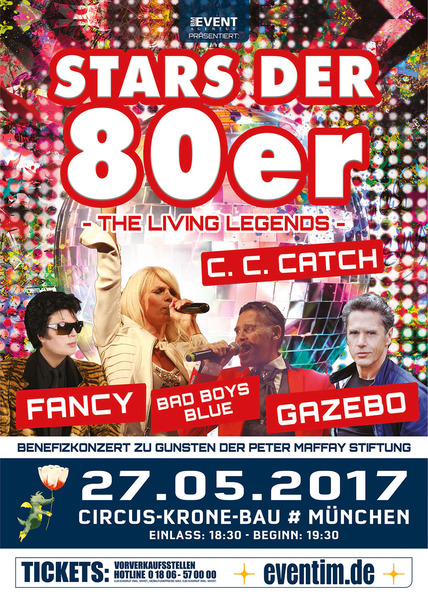 Party Flyer: Stars der 80er - Mnchen am 27.05.2017 in Mnchen
