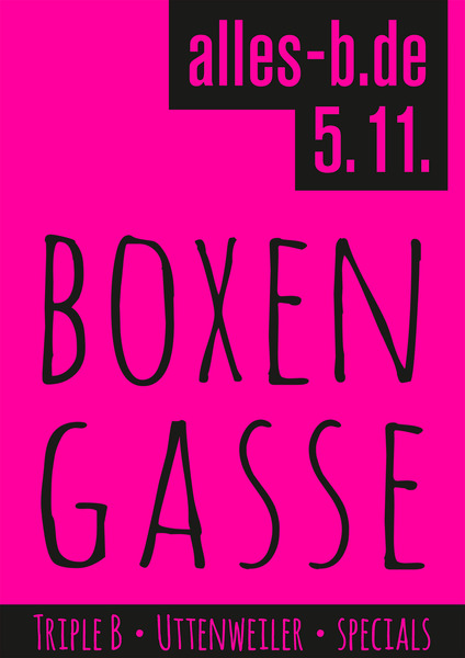 Party Flyer: Alles B am 05.11.2016 in Uttenweiler