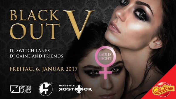 Party Flyer: BlackOut V am 06.01.2017 in Rostock