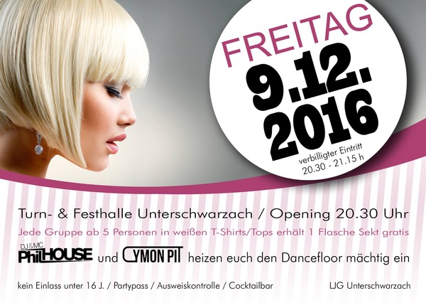 Party Flyer: WHITE Sensation16 \\// - Unterschwarzach am 09.12.2016 in Bad Wurzach