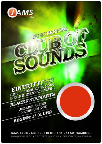 Party Flyer: Jams Club Friday am 10.03.2017 in Hamburg