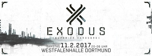 Party Flyer: EXODUS 2017 am 11.02.2017 in Dortmund