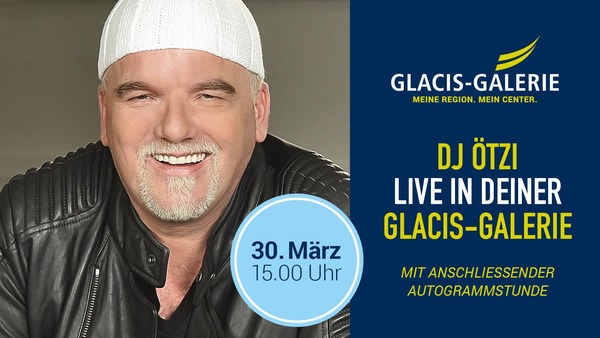 Party Flyer: Live-Auftritt + Autogrammstunde DJ tzi @ Glacis Galerie am 30.03.2017 in Neu-Ulm