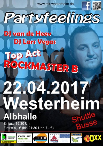 Party Flyer: Partyfeelings Westerheim am 22.04.2017 in Westerheim