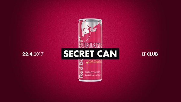 Party Flyer: Secret Can! prsentiert von RED BULL & Saturday Night Fever am 22.04.2017 in Rostock