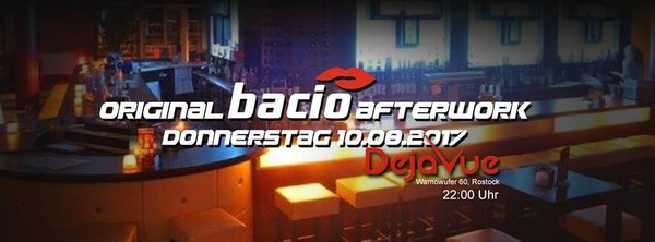 Party Flyer: Original bacio Afterwork am 10.08.2017 in Rostock