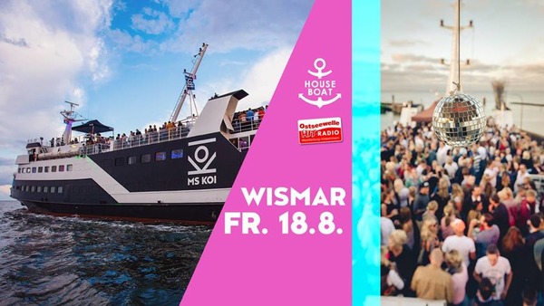 Party Flyer: Houseboat Wismar by Ostseewelle Hit-Radio am 18.08.2017 in Wismar