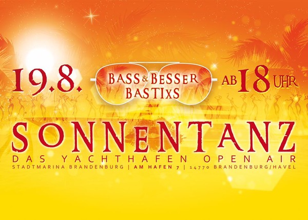 Party Flyer: Sonnentanz - Das Yachthafen Open Air am 19.08.2017 in Brandenburg an der Havel