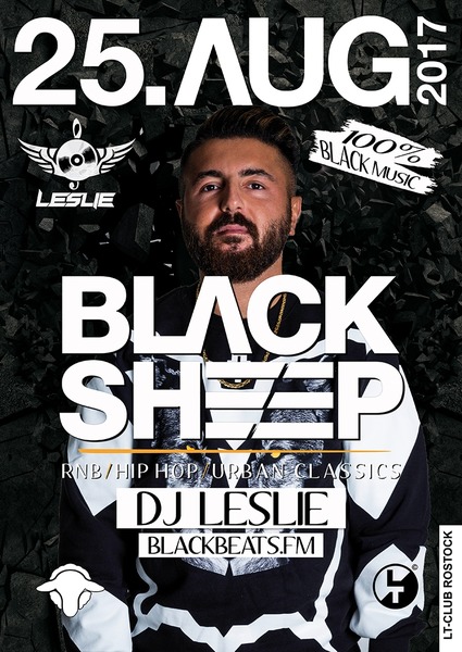 Party Flyer: Black Sheep - Die Clubnacht! am 25.08.2017 in Rostock