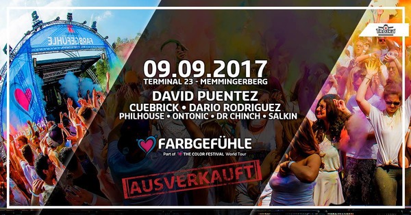 Party Flyer: Farbgefhle Festival / Memmingen  am 09.09.2017 in Memmingerberg