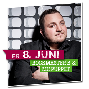 Party Flyer: Kreismusikfest Musikkapelle Kirchen - BEAT NIGHT - Rockmaster B & MC Ppuppet & DJ Max A Load am 08.06.2018 in Ehingen a.d. Donau