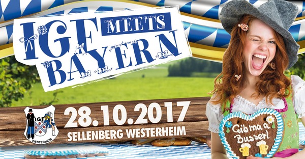 Party Flyer: Rockspitz - IGF meets Bayern 2017 am 28.10.2017 in Westerheim