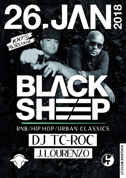 Party Flyer: Black Sheep am 26.01.2018 in Rostock