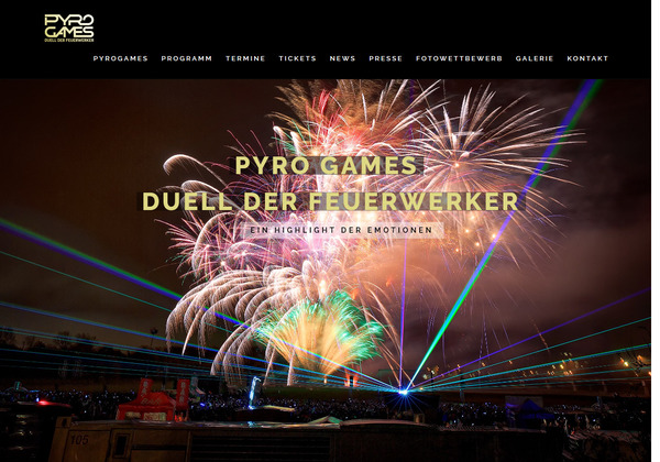 Party Flyer: Pyro Games 2018  Faszination Feuerwerk Heide Park Soltau am 18.08.2018 in Soltau