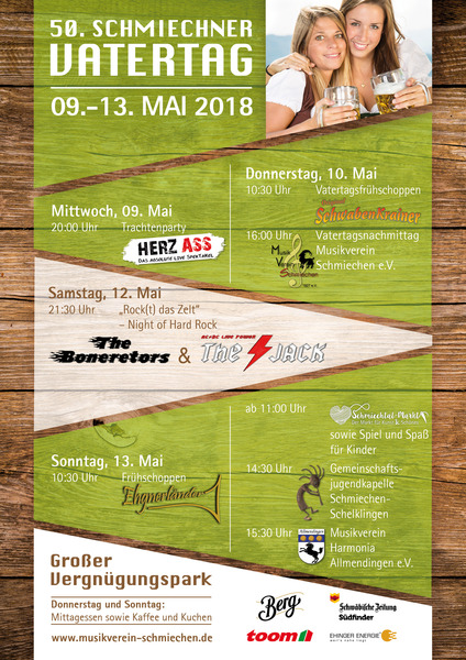 Party Flyer: Night of Hard Rock //  Rock(t) das Zelt 21:00 Uhr am 12.05.2018 in Schelklingen