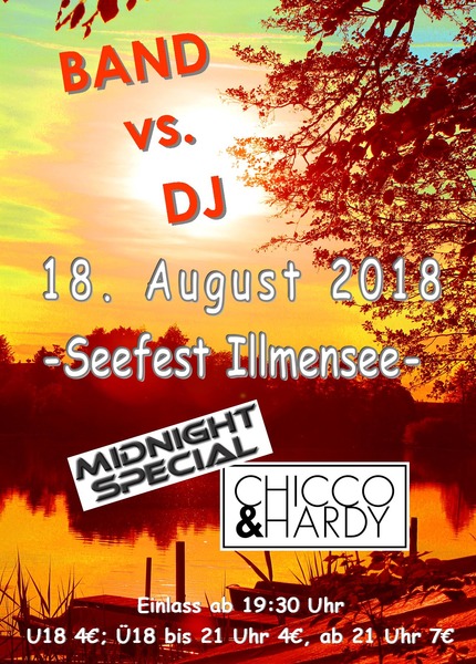 Party Flyer: Seefest 2018 am 18.08.2018 in Illmensee