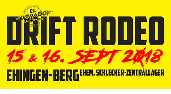 Party Flyer: DriftRodeo 2018 am 16.09.2018 in Ehingen a.d. Donau