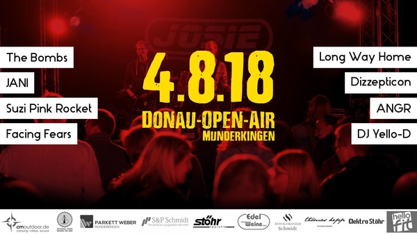 Party Flyer: Donau-Open Air Munderkingen am 04.08.2018 in Munderkingen
