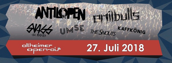 Party Flyer: 24. Altheimer Open Air am 27.07.2018 in Riedlingen