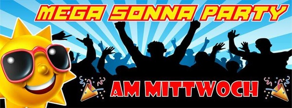 Party Flyer: MEGA SONNA PARTY am 27.02.2019 in Hohentengen