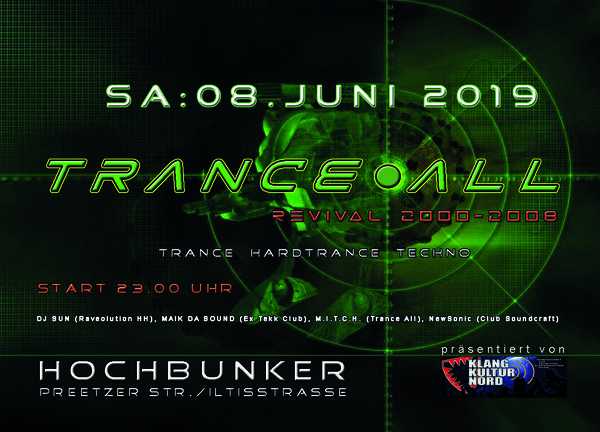 Party Flyer: Trance-All Revival 2000 - 2008 am 08.06.2019 in Kiel
