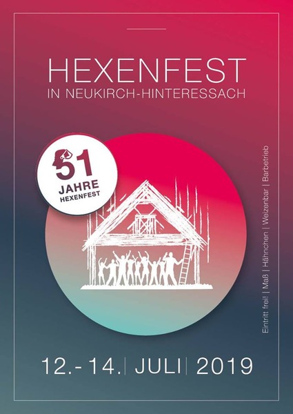 Party Flyer: DJ-Party Hexenfest am 12.07.2019 in Neukirch