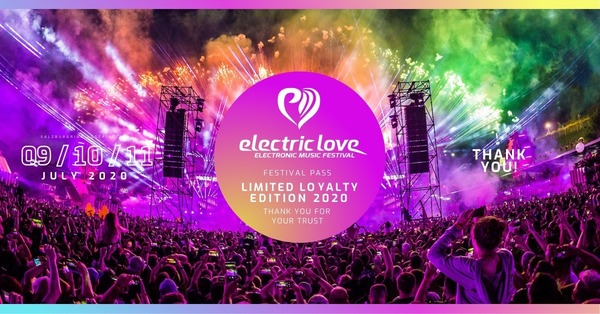 Party Flyer: Electric Love Festival 2020 am 12.07.2020 in Salzburg