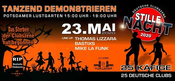 Party Flyer: Stille Nacht (Tanz-Demo) am 23.05.2020 in Potsdam