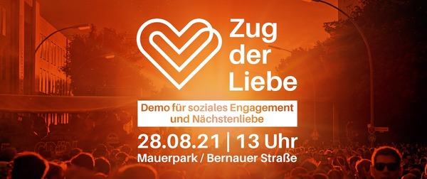 Party Flyer: Zug der Liebe Berlin (GER) am 28.08.2021 in Berlin