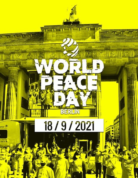 Party Flyer: World Peace Parade Berlin am 18.09.2021 in Berlin