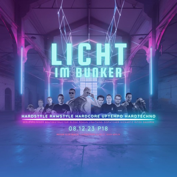 Party Flyer: Licht im Bunker Vol. I am 08.12.2023 in Berlin