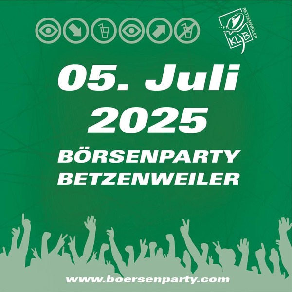 Party Flyer: Brsenparty Betzenweiler 2025 am 05.07.2025 in Betzenweiler