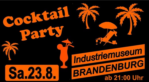 Party Flyer: Cocktail Party am 23.08.2025 in Brandenburg an der Havel