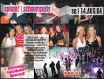 Die MegaSchaumparty am Samstag, 14.08.2004