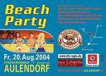 Beachparty Aulendorf am Freitag, 20.08.2004