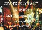 COYOTE PARTY in pfingen am Samstag, 02.10.2004