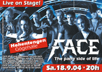 FACE live on Stage am Samstag, 18.09.2004