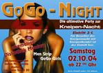 Go Go - Night am Samstag, 02.10.2004