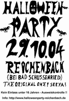 Halloween-Party Reichenbach am Freitag, 29.10.2004