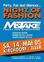 NIGHT OF FASHION mit MsTake am Samstag, 14.05.2005