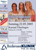 Miss Bodensee Finale Deutschland 2005 am Sonntag, 22.05.2005