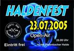 Haldenfest Ventil-Bar Tiefenbach am Samstag, 23.07.2005