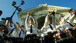 Rutenfest: Antrommeln am Konzerthaus am Freitag, 22.07.2005