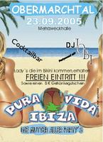 Pura Vida Ibiza am Freitag, 23.09.2005