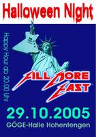 Halloween Night mit Fillmore East in der Ggehalle am Samstag, 29.10.2005