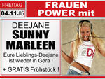 Frauen-Power DEEJANE Sunny-Marleen am Freitag, 04.11.2005