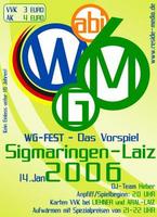 WgM Party / WG Fest Sigmaringen am Samstag, 14.01.2006