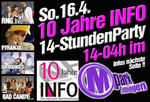 M-PARK DIE NACHT prsentiert 10 JAHRE INFO - Die regionale Wochenzeitung am Sonntag, 16.04.2006