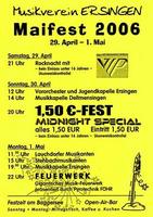 Maifest Musikverein Ersingen am Sonntag, 30.04.2006